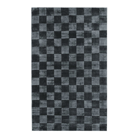 Berlin Check Ink Blue Rug - Ornate Home