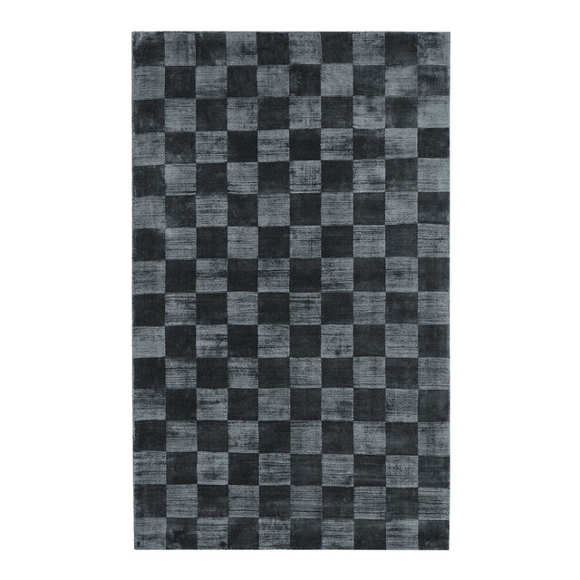 Berlin Check Ink Blue Rug - Ornate Home