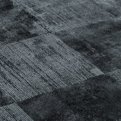 Berlin Check Ink Blue Rug - Ornate Home