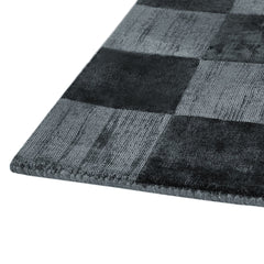 Berlin Check Ink Blue Rug - Ornate Home