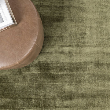 Berlin Olive Green Distressed Rug - Ornate Home