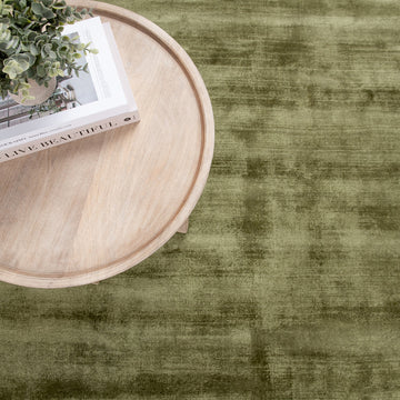 Berlin Olive Green Distressed Rug - Ornate Home