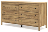 Bermacy Light Brown Dresser - Ornate Home