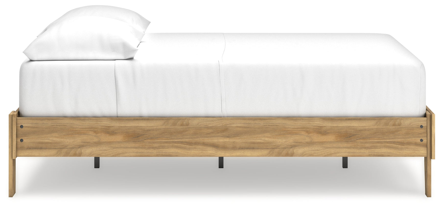 Bermacy Light Brown Full Platform Bed (Online Special Price) - Ornate Home