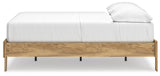 Bermacy Light Brown Full Platform Bed (Online Special Price) - Ornate Home