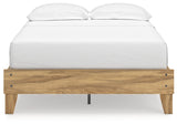 Bermacy Light Brown Full Platform Bed (Online Special Price) - Ornate Home