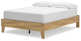 Bermacy Light Brown Full Platform Bed (Online Special Price) - Ornate Home
