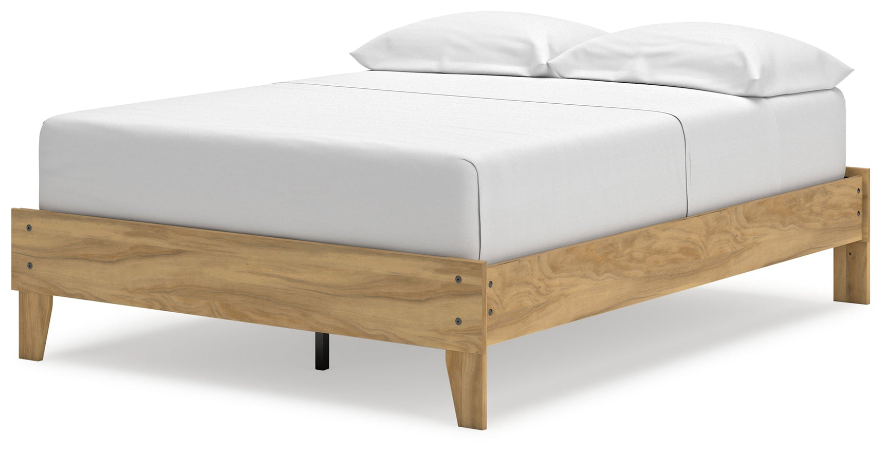Bermacy Light Brown Full Platform Bed (Online Special Price) - Ornate Home