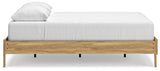 Bermacy Light Brown Queen Platform Bed (Online Special Price) - Ornate Home