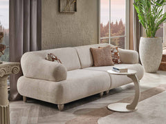 Bern Cream Convertible Sofa - Ornate Home