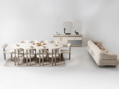 Bern Cream Dining Table - Ornate Home