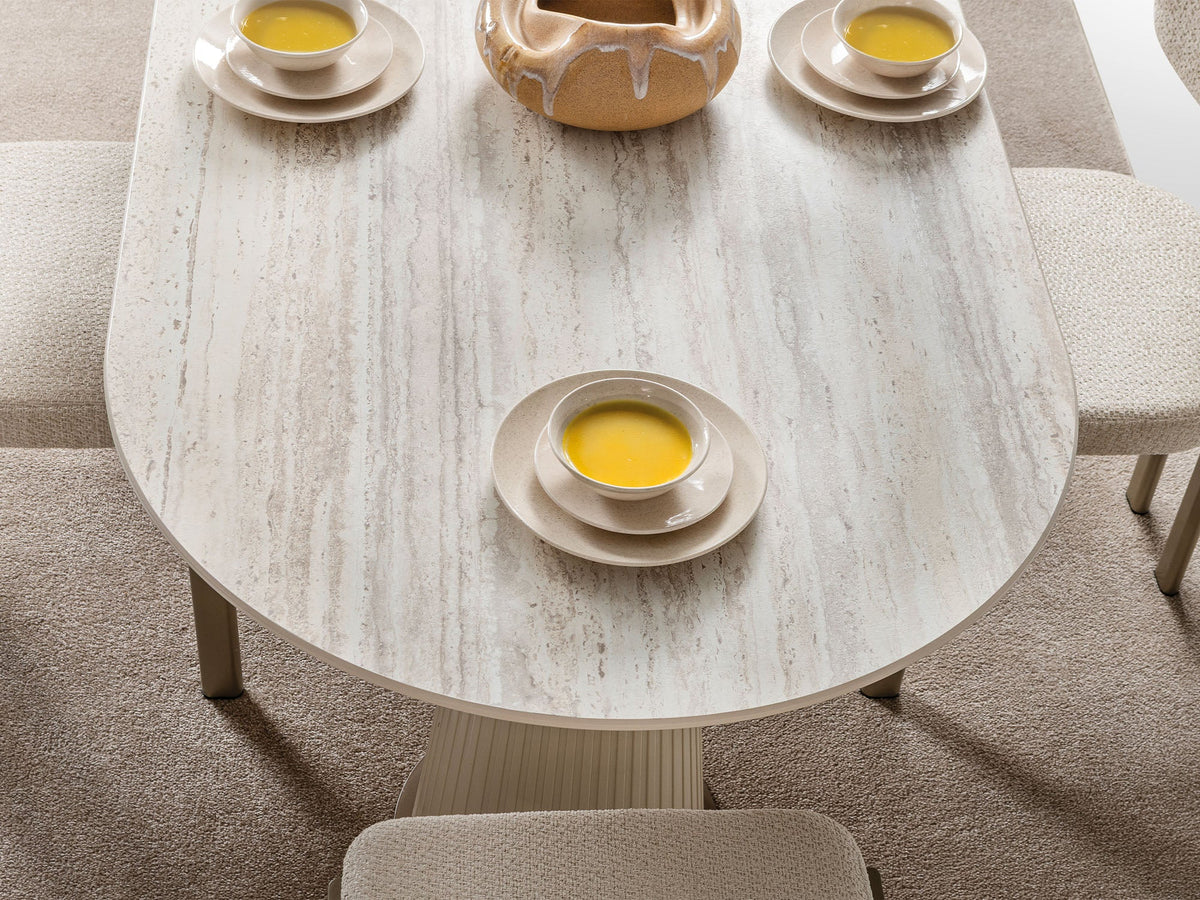Bern Cream Dining Table - Ornate Home
