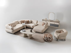 Bern Cream Modular Sectional Sofa - Ornate Home