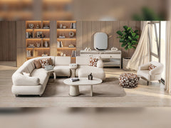 Bern Cream Modular Sectional Sofa - Ornate Home