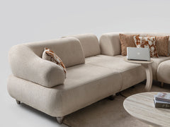 Bern Cream Modular Sectional Sofa - Ornate Home