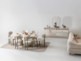 Bern Cream Consol With Mirror