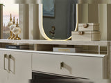 Bern Cream Consol With Mirror