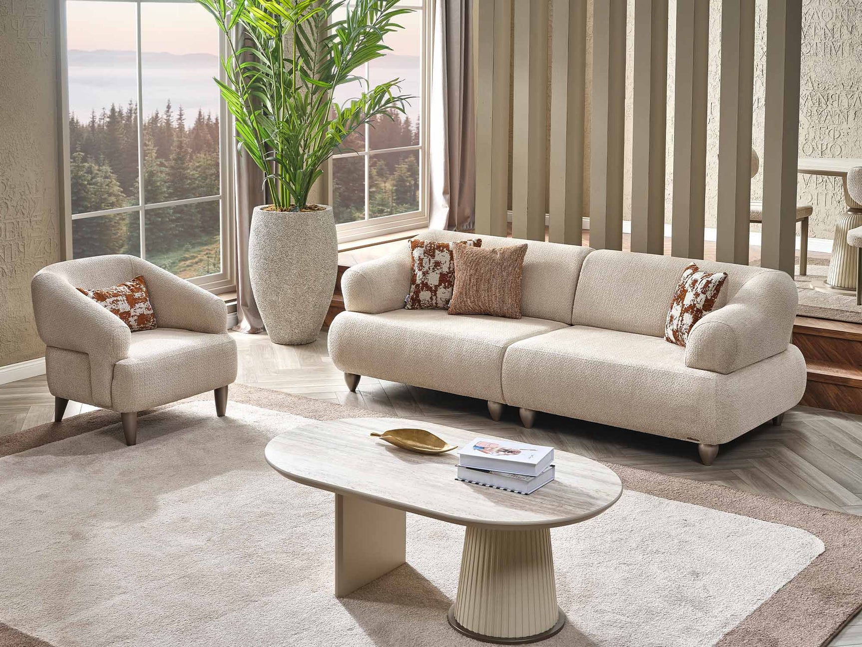 Bern Cream Coffee Table