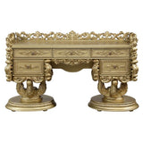 Bernadette Gold Finish Vanity Desk - Ornate Home