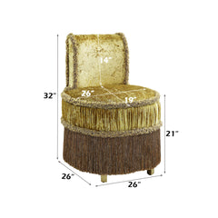 Bernadette Vanity Stool - Ornate Home