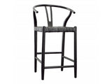 Bernice Antique Black Counter Stool - Ornate Home