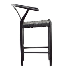 Bernice Antique Black Counter Stool - Ornate Home
