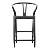 Bernice Antique Black Counter Stool - Ornate Home