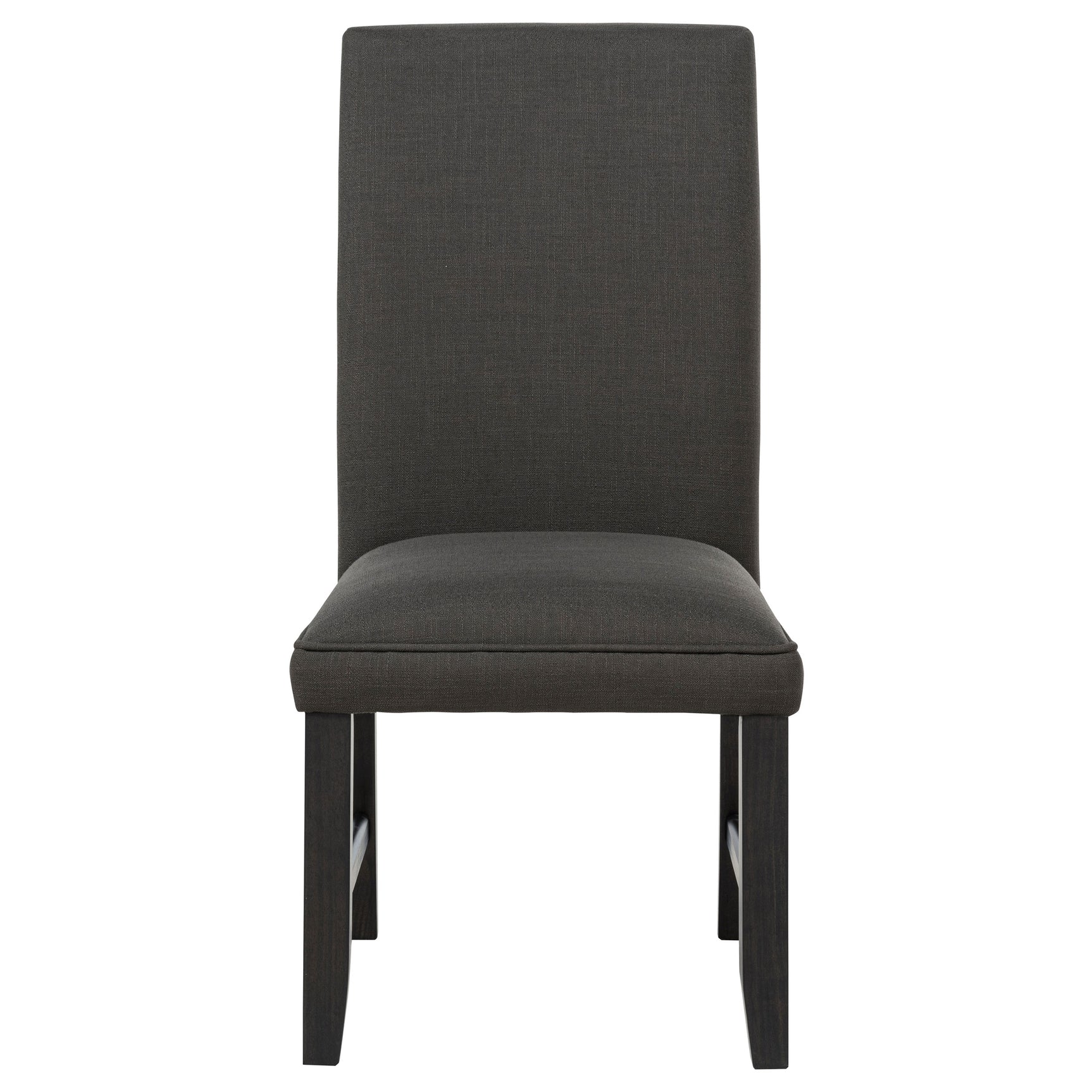 Berning Charcoal Grey Fabric Upholstered Parson Side Chair (Set of 2) - Ornate Home