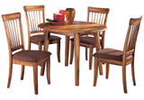 Berringer Rustic Brown Dining Room Set /5 pc - Ornate Home