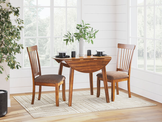 Berringer Rustic Brown Dining Table and 2 Chairs (Online Special Price) - Ornate Home