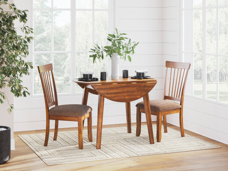 Berringer Rustic Brown Dining Table and 2 Chairs - Ornate Home