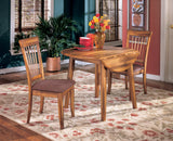 Berringer Rustic Brown Drop Leaf Dining Table (Online Special Price) - Ornate Home