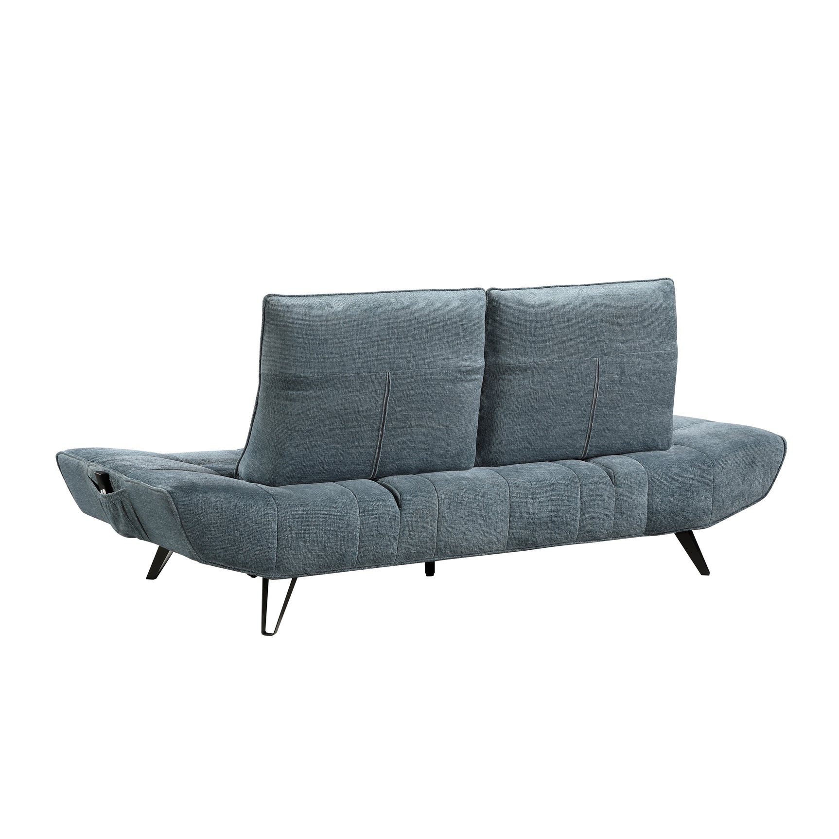Berta Blue Adjustable Sofa - Ornate Home