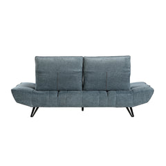 Berta Blue Adjustable Sofa - Ornate Home