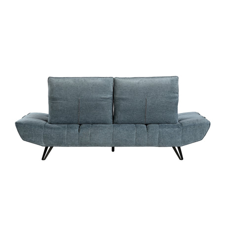 Berta Blue Adjustable Sofa - Ornate Home