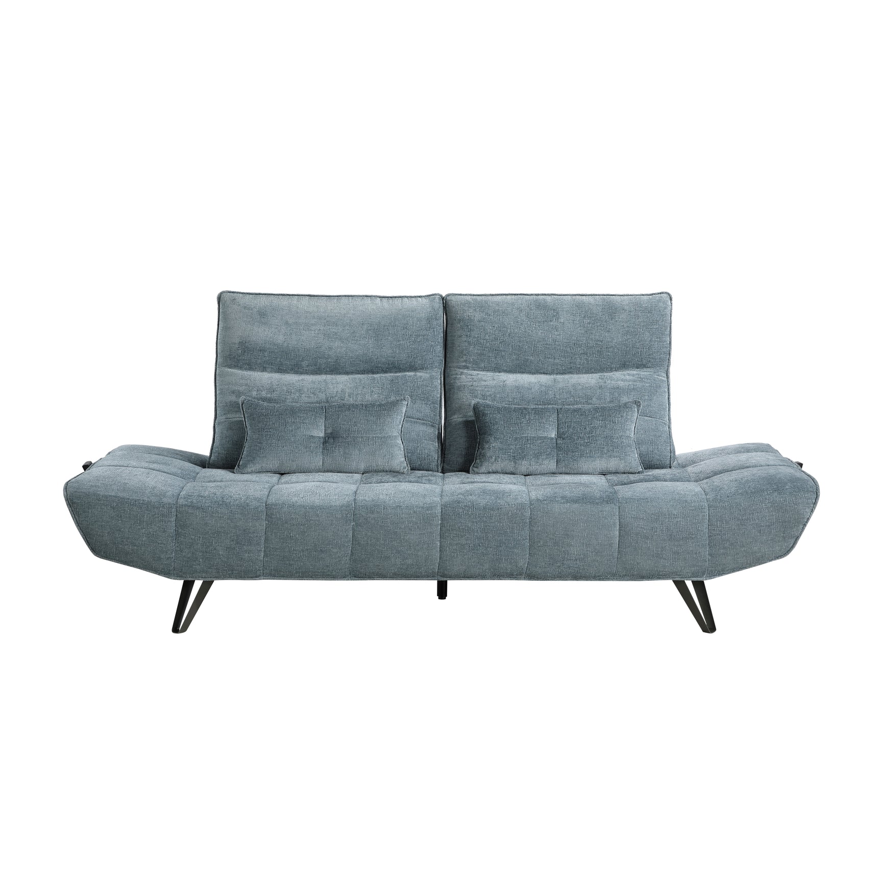 Berta Blue Adjustable Sofa - Ornate Home