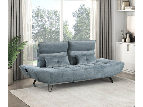 Berta Blue Adjustable Sofa - Ornate Home