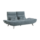 Berta Blue Adjustable Sofa - Ornate Home