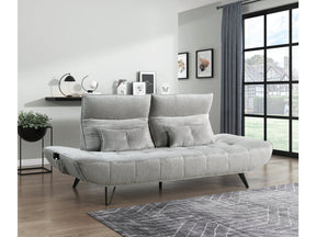 Berta Gray Adjustable Sofa - Ornate Home