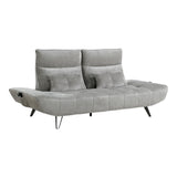 Berta Gray Adjustable Sofa - Ornate Home