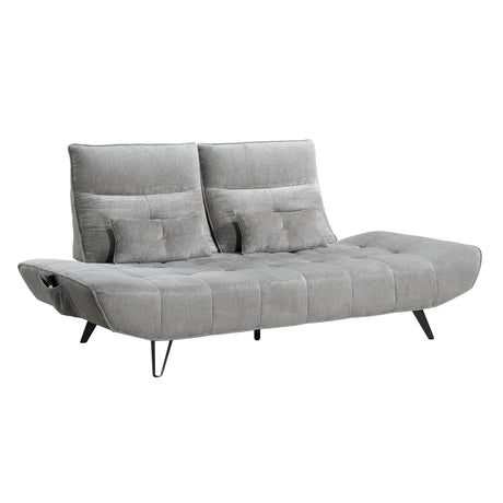 Berta Gray Adjustable Sofa - Ornate Home