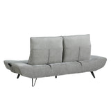 Berta Gray Adjustable Sofa - Ornate Home