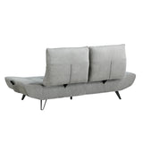Berta Gray Adjustable Sofa - Ornate Home