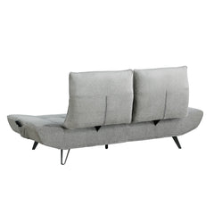 Berta Gray Adjustable Sofa - Ornate Home