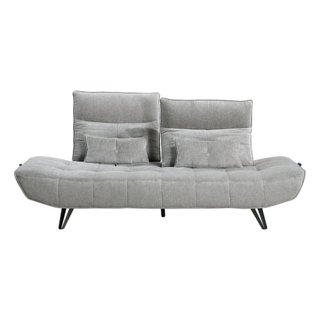 Berta Gray Adjustable Sofa - Ornate Home