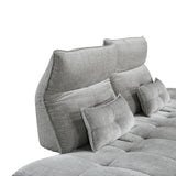 Berta Gray Adjustable Sofa - Ornate Home