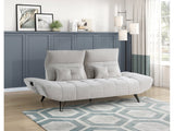 Berta Light Gray Adjustable Sofa - Ornate Home