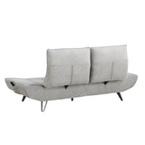 Berta Light Gray Adjustable Sofa - Ornate Home