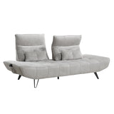 Berta Light Gray Adjustable Sofa - Ornate Home