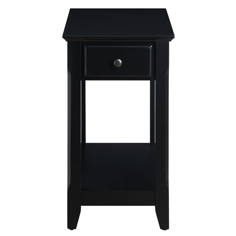 Bertie Black Accent Table - Ornate Home